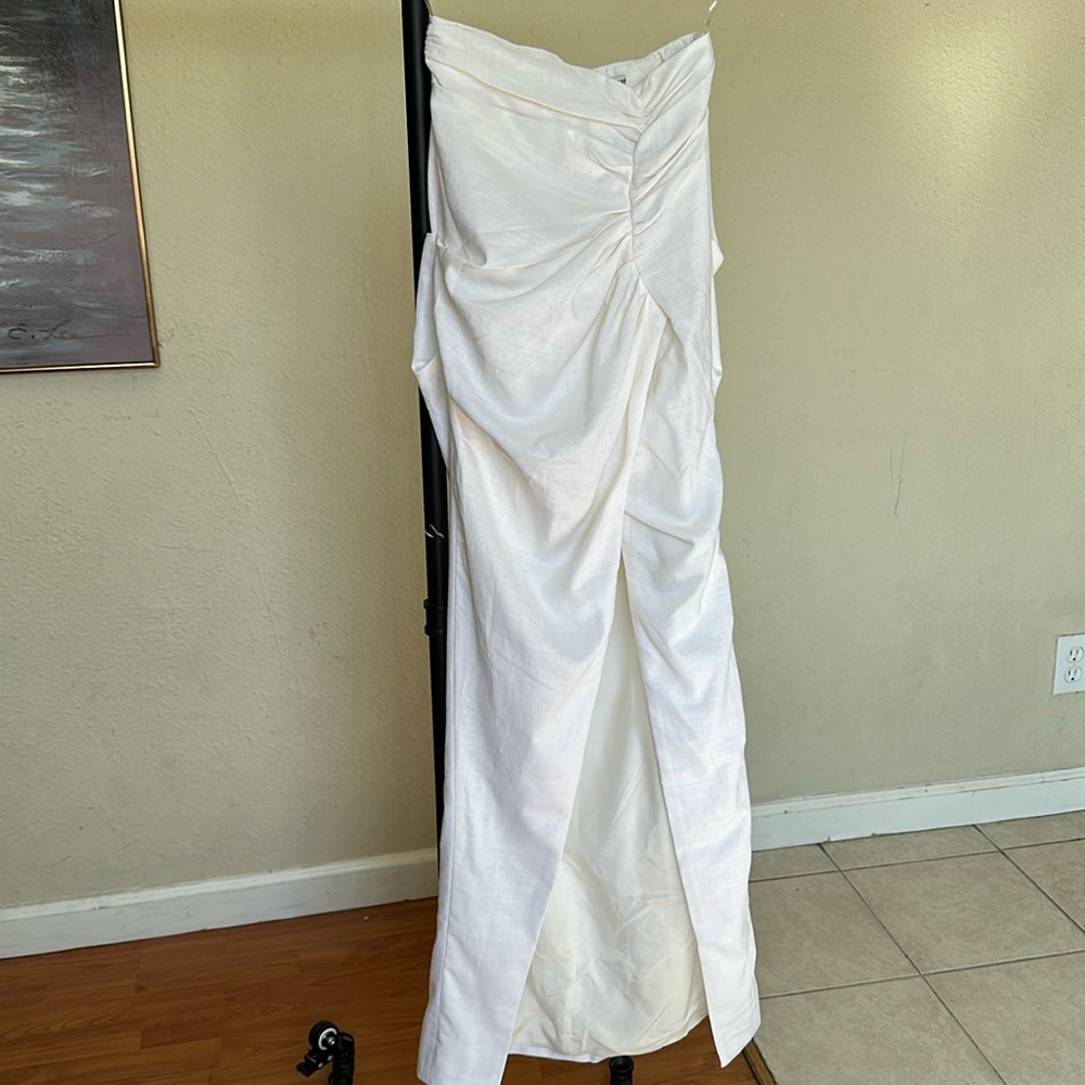 HOUSE OF CB 'Jada' White Maxi Wrap Skirt NWOT size XS - Picture 5 of 10